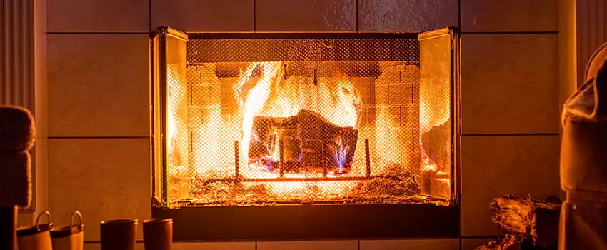 Mendota Hearth Landscape Fireplace Installation in Rosemount, Minnesota