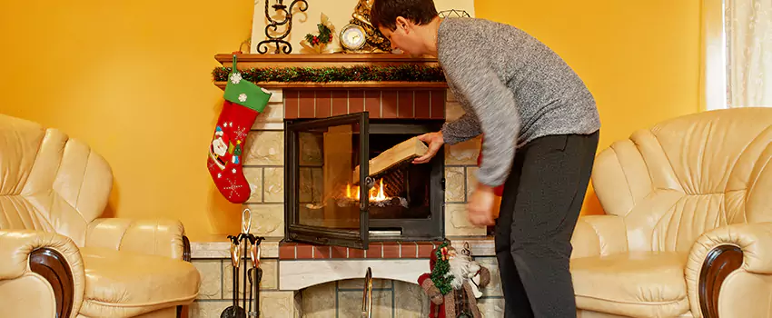 Rusted Metal Fireplace Restoration in Rosemount, Minnesota